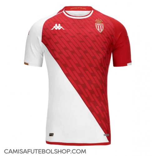 Camisa de time de futebol AS Monaco Replicas 1º Equipamento 2023-24 Manga Curta